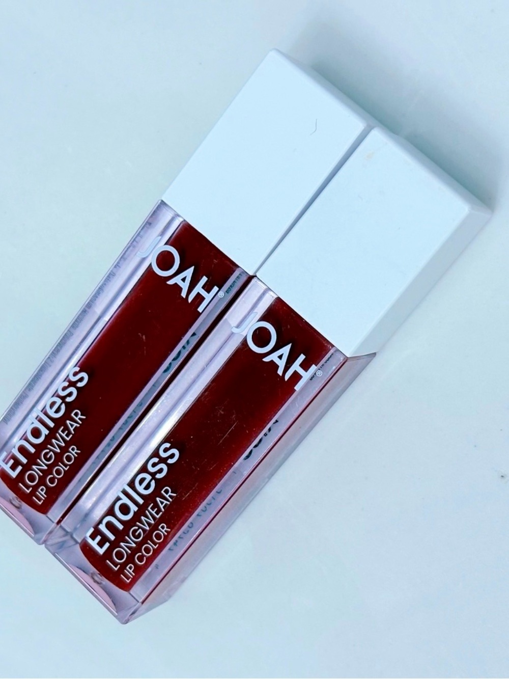 Joah Endless Longwear Liquid LipColor Lipstick 2pcs Happy Hour JSLL09 NEW SEAL